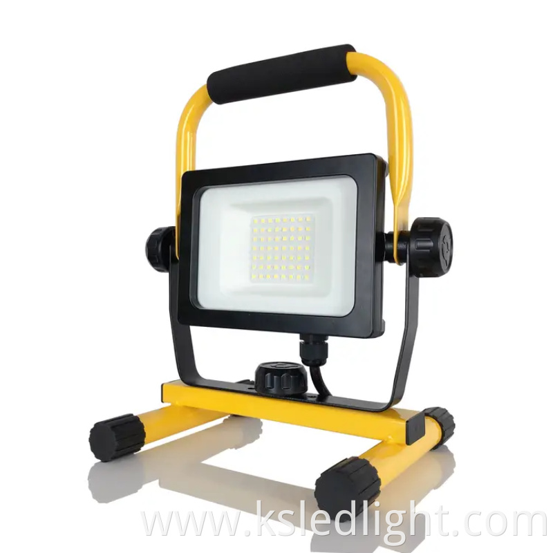 LED work light 30W IP65 waterproof Outdoor portable folding electrodeless dimming LED work light